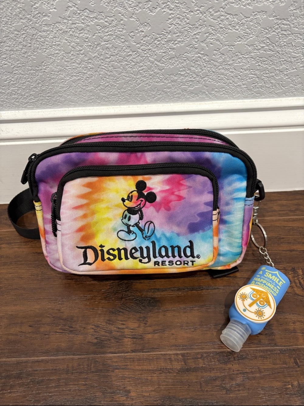 Disneyland Resort Tie-Dye Mickey Crossbody/Belt Bag